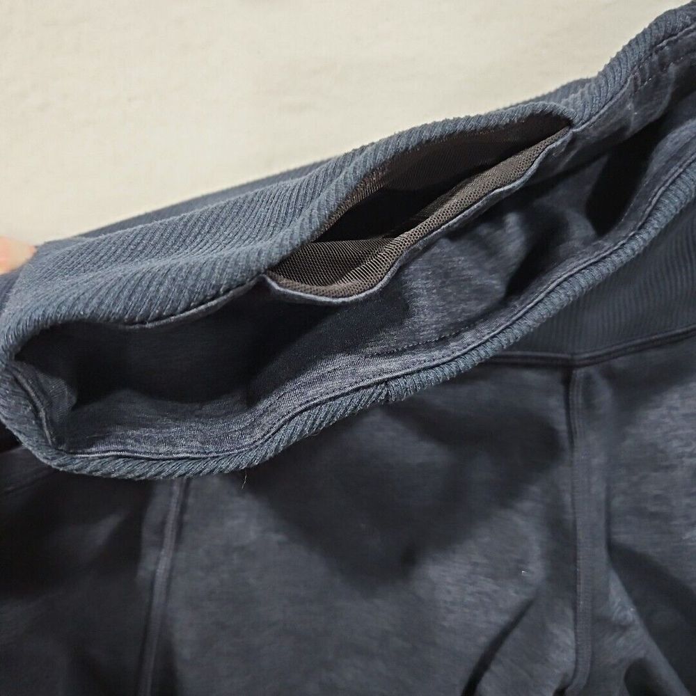 Athleta Exhale Heel Tight 1X Heathered Blue High Rise Leggings‎ Pockets Softluxe - Picture 4 of 11